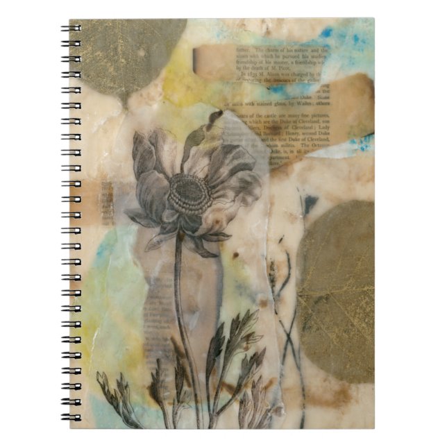 Caderno Espiral Vellum Floral II (Frente)