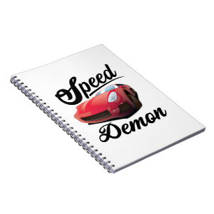 Caderno Espiral Velocidade do demônio