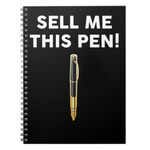 Caderno Espiral Vender-me esta Caneta