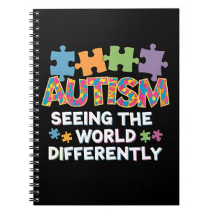 Caderno Espiral Vendo o Mundo de Forma Diferente Conscientização s