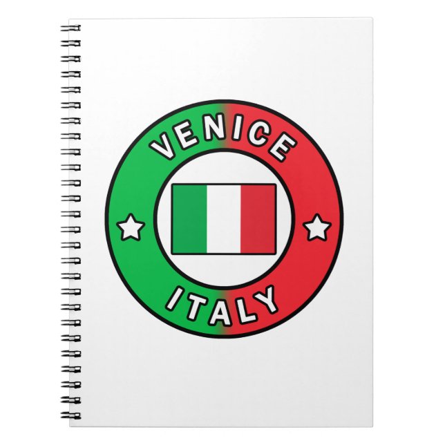 Caderno Espiral Veneza Itália (Frente)