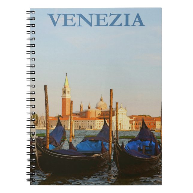 Caderno Espiral Veneza Itália (Frente)