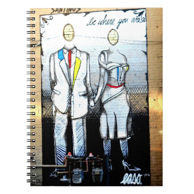 Caderno Espiral Venice Beach Grafite (Frente)