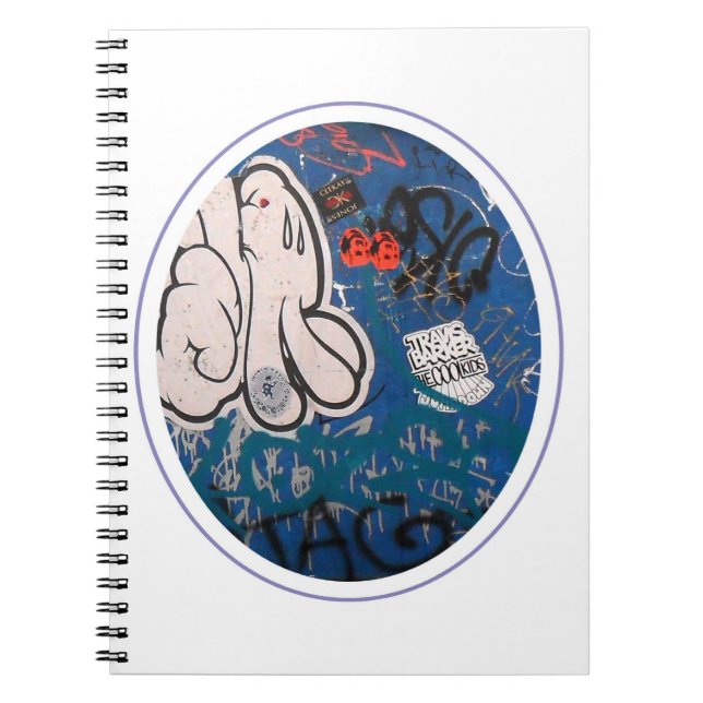 Caderno Espiral Venice Beach Grafite (Frente)