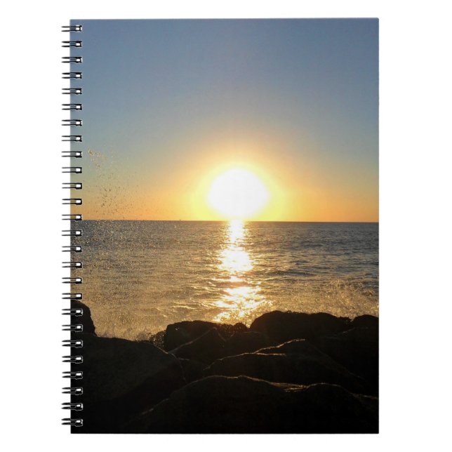 Caderno Espiral Venice Beach Sunset (Frente)