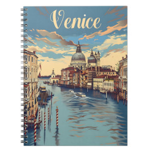 Caderno Espiral Venice Vintage