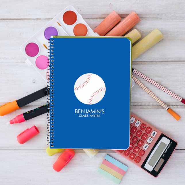 Caderno Espiral Ventilador de beisebol (Criador carregado)