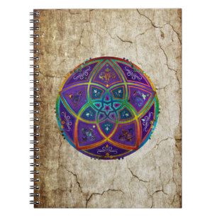 Caderno Espiral Venus Flower of Love fineART Oriental Antique lila