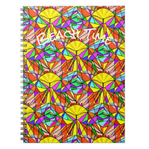 Caderno Espiral Verão com Multicolores de Tendência para Retro e