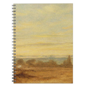 Caderno Espiral Verão de John Constable   - paisagem da noite
