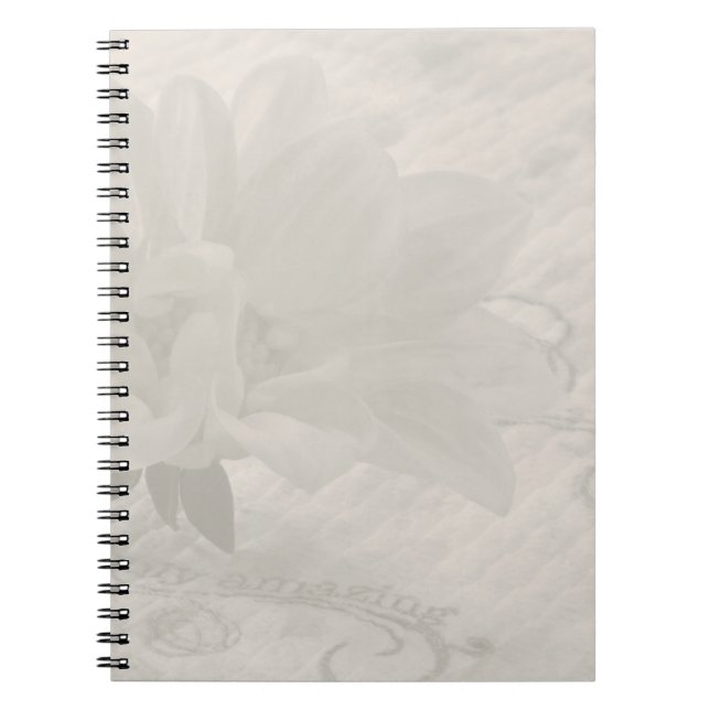 Caderno Espiral Verdadeiramente Incrível Dahlia (Frente)