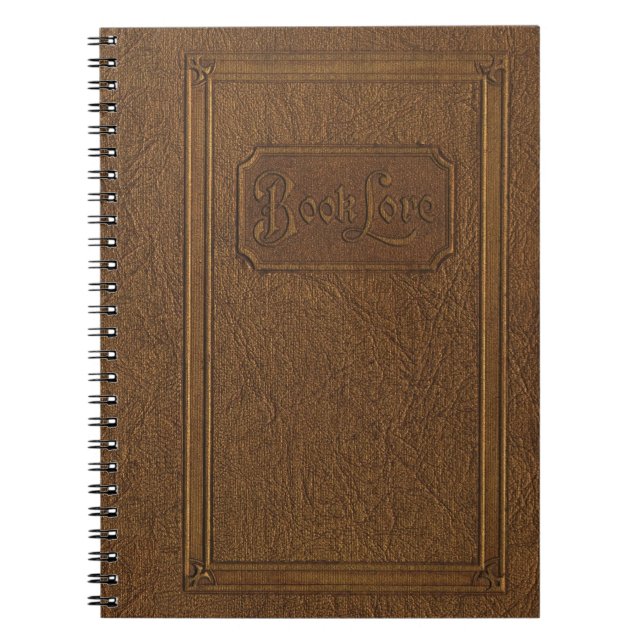 Caderno Espiral Verdadeiramente olhar do vintage: livro (Frente)