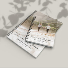 Caderno Espiral Verdadeiro Amor, foto moderna, presente personaliz
