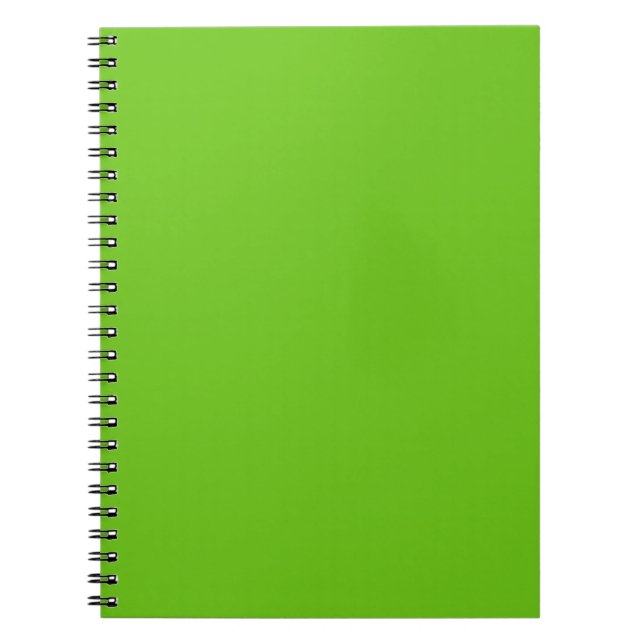 Caderno Espiral Verde Alienígena (Frente)