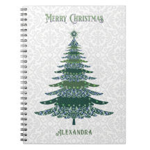 Verde-Árvore de Natal Moderno Personalizado