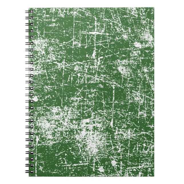Caderno Espiral Verde desapontado (Frente)