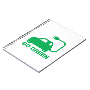 Caderno Espiral Verde ~ Dirigir Carros Elétricos