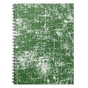 Caderno Espiral Verde em dificuldades