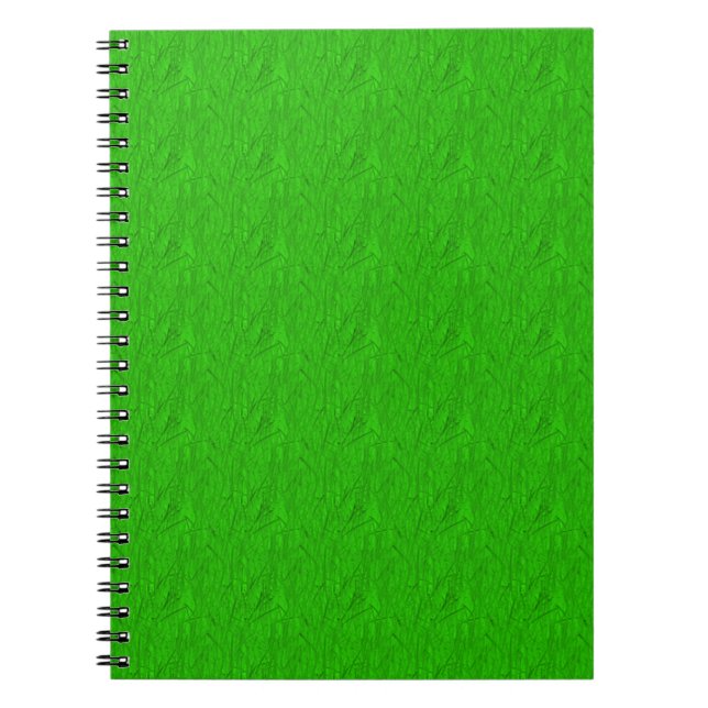 Caderno Espiral Verde-Grama (Frente)