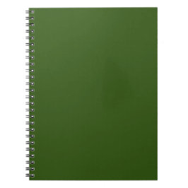 Caderno Espiral Verde Minimalista Diário Escolar