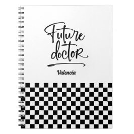 Caderno Espiral Verificado pelo futuro médico personalizado