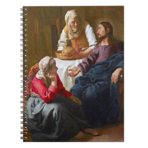 Caderno Espiral Vermeer - Cristo na Casa de Martha e Mary