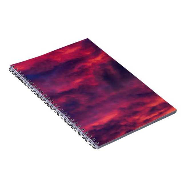 Caderno Espiral vermelho augural (Lado Direito)