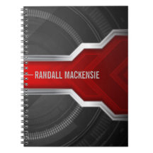 Vermelho e Preto Personalizado Tecno-Tema