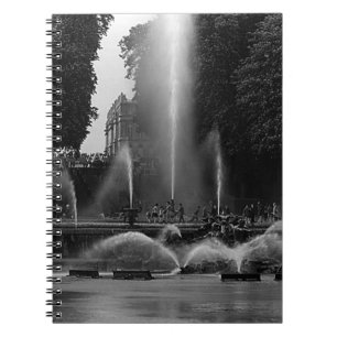 Caderno Espiral Versalhes palácio da França fontes de netuno vinta