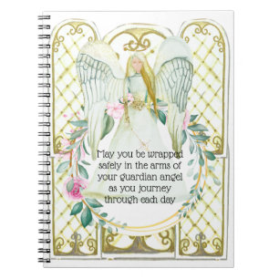 Caderno Espiral Verso do poema da coroa do vidro do anjo da guarda