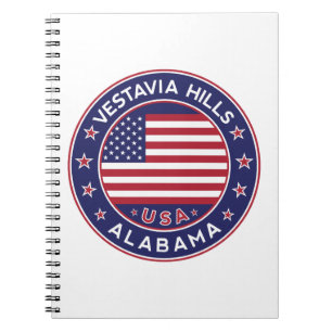 Caderno Espiral Vestavia Colinas, Alabama