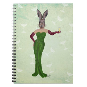 Caderno Espiral Vestido Verde do Coelho 3