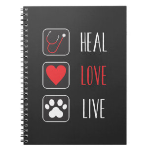 Caderno Espiral Veterinária Vet Tech Veterinary Animal
