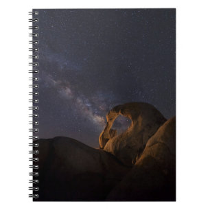 Caderno Espiral Via Láctea & Arco de Cíclope Alabama Hills