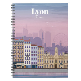 Caderno Espiral Viagem Art Viagem a Lyon França
