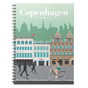 Caderno Espiral Viagem Art Viagem Para Copenhaga
