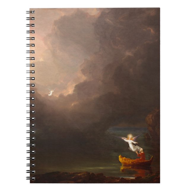 Caderno Espiral Viagem da vida de Thomas Cole, 1842 (Frente)