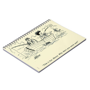 Caderno Espiral Viagem de pesca