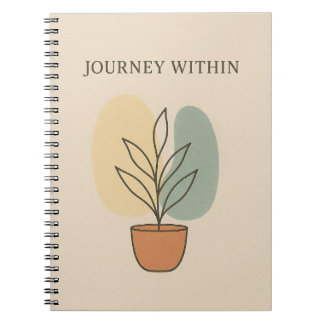 Caderno Espiral Viagem dentro do notebook - Boho Inspiracional