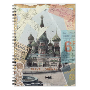 Caderno Espiral Viagem Diário Diary Creative Essential