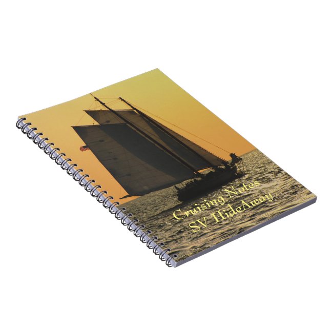 Caderno Espiral Viagem Diary Key West Shipping (Lado Direito)