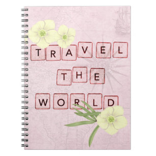 Caderno Espiral Viagem do mundo