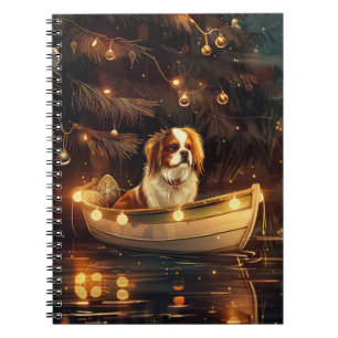 Caderno Espiral Viagem Festiva de Natal do Japanese Chin