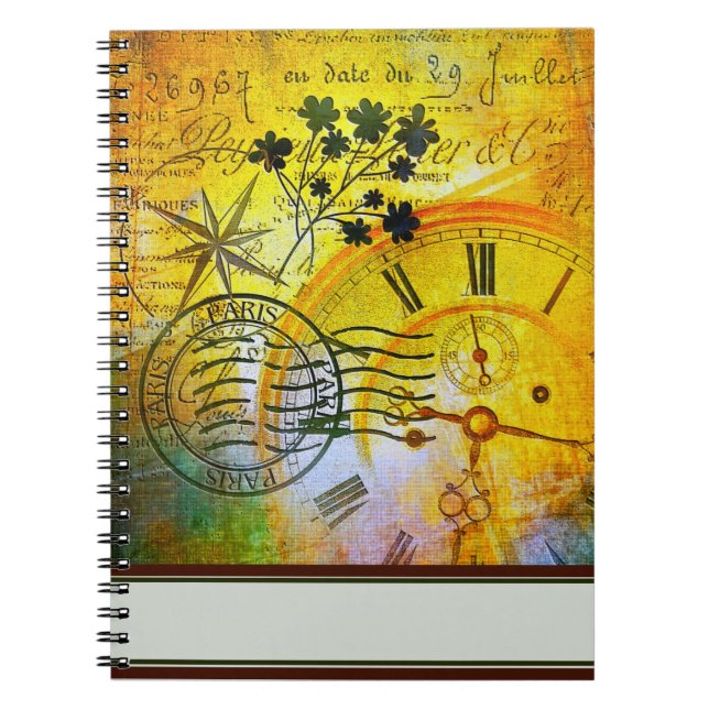 Caderno Espiral Viagem no tempo (Frente)