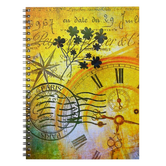 Caderno Espiral Viagem no tempo (Frente)