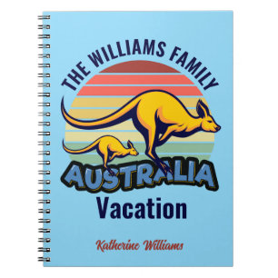 Caderno Espiral Viagem Personalizado Da Corte Trip Cute Kangaroo S