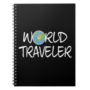 Caderno Espiral Viajante do Mundo