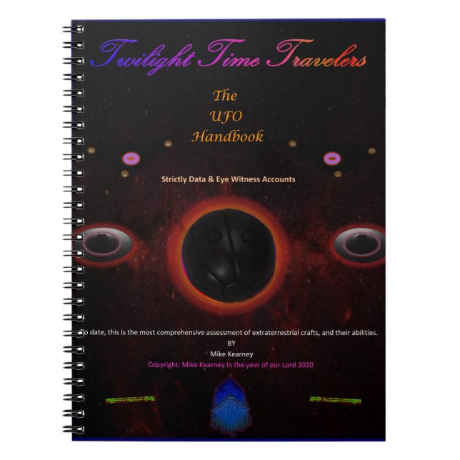 Caderno Espiral Viajantes do tempo (Frente)