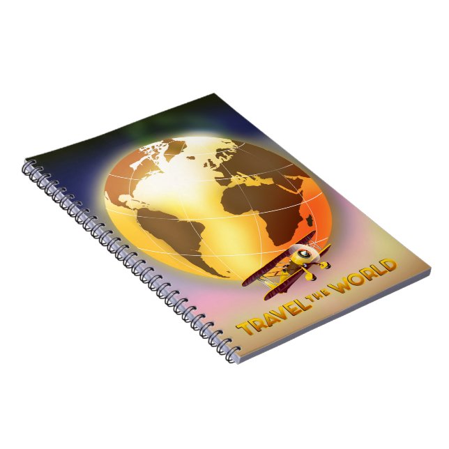 Caderno Espiral Viajar pelo Mundo (Lado Direito)