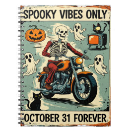 Caderno Espiral Vibes Apenas Vintage Halloween